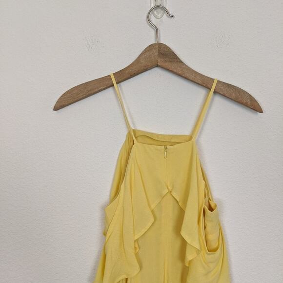 NWT BB Dakota Yellow Kaless Off-the-Shoulder Dress - Picture 5 of 8
